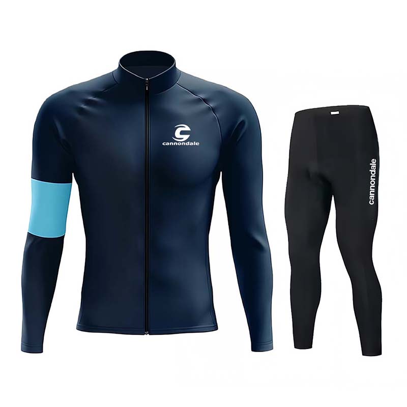 Mountain Biking Jersey - Cannondale Erkek Uzun Kollu İnce Bisiklet