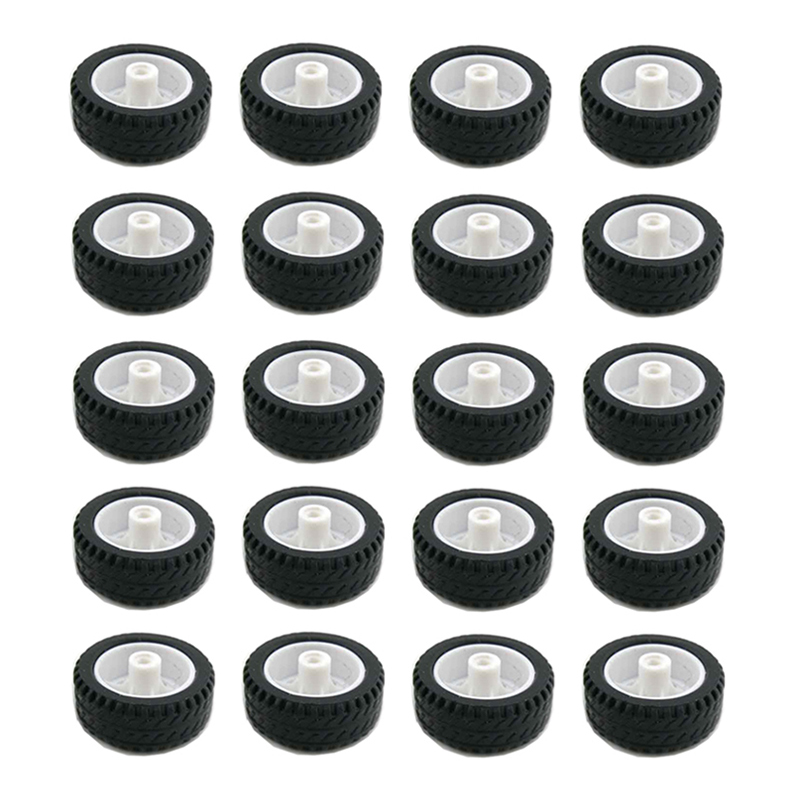 Tire Insert Foam - 20 adet Mini Araba Tekerlekleri 20mm