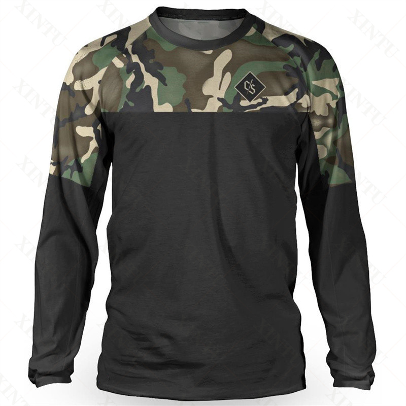 Mountain Biking Jersey - Gevşek binici erkek Jersey DH Motocross