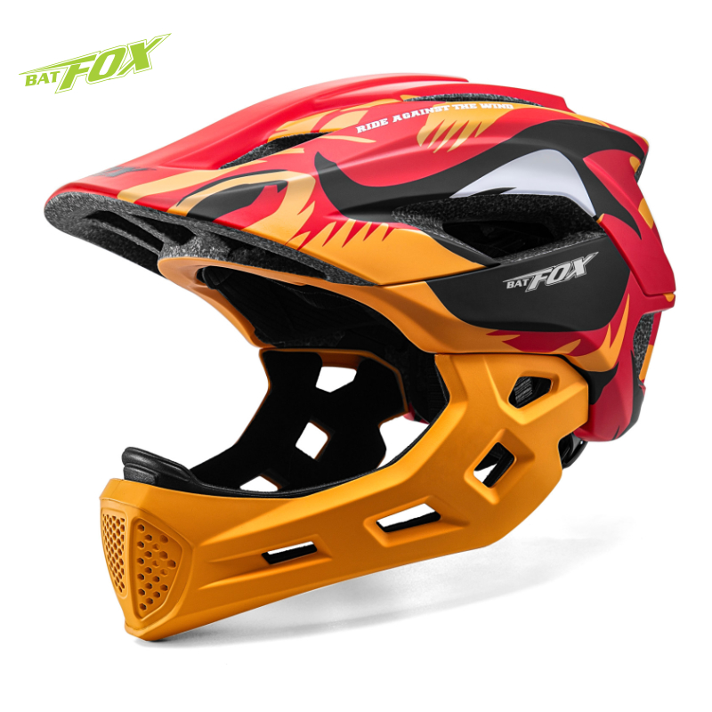 BATFOX Çocuklar Tam Yüz bisikl - Mountain Biking Helmet Full Face incelemesi ve fiyatı