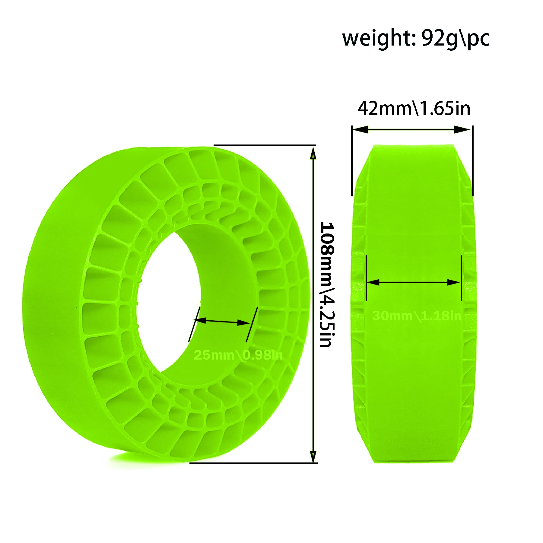 TRX4/SCX10/Capra için 4PCS 1.9 - Tire Insert Foam incelemesi ve fiyatı