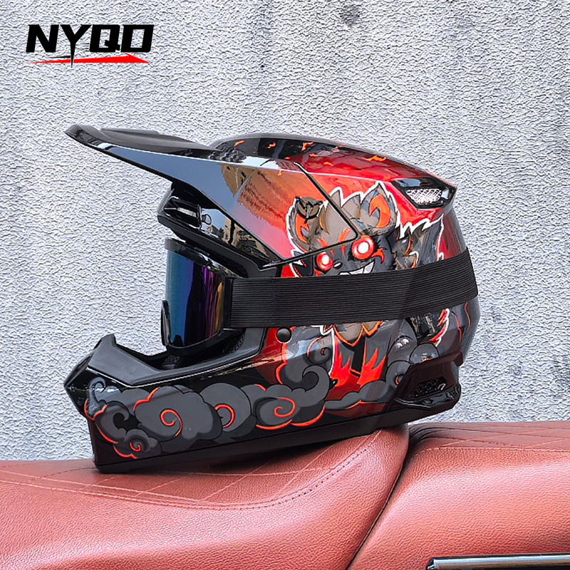 Orz Off-Road Üç Parçalı Kask D - Mountain Biking Helmet Full Face incelemesi ve fiyatı