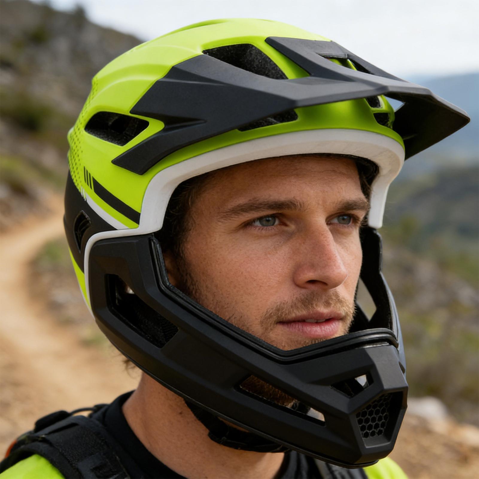 Bisiklet kaskı tam yüz bisikle - Mountain Biking Helmet Full Face incelemesi ve fiyatı