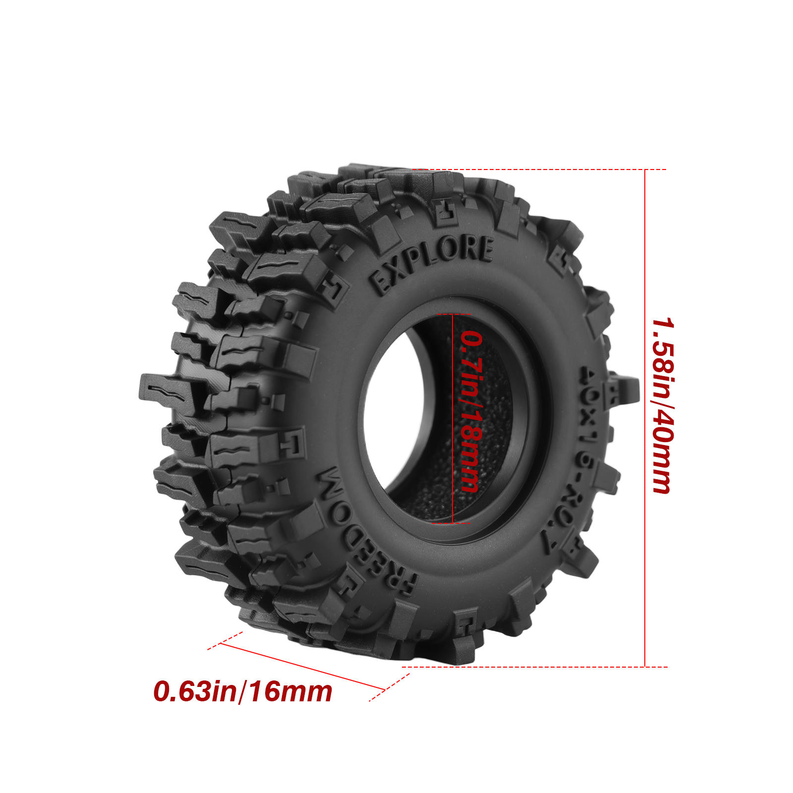DashRC 0.7'' RC Paletli Araç L - Tire Insert Foam incelemesi ve fiyatı