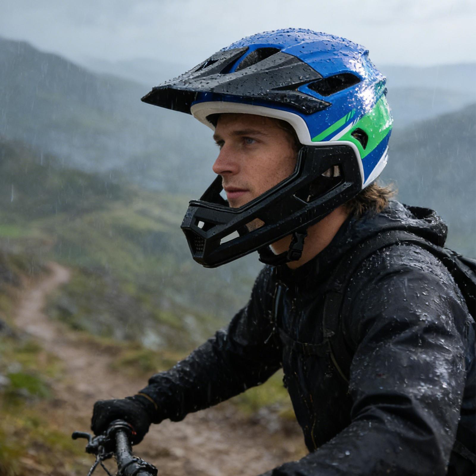 Tam Yüz Dağ Bisikleti Kaskı Bi - Mountain Biking Helmet Full Face incelemesi ve fiyatı